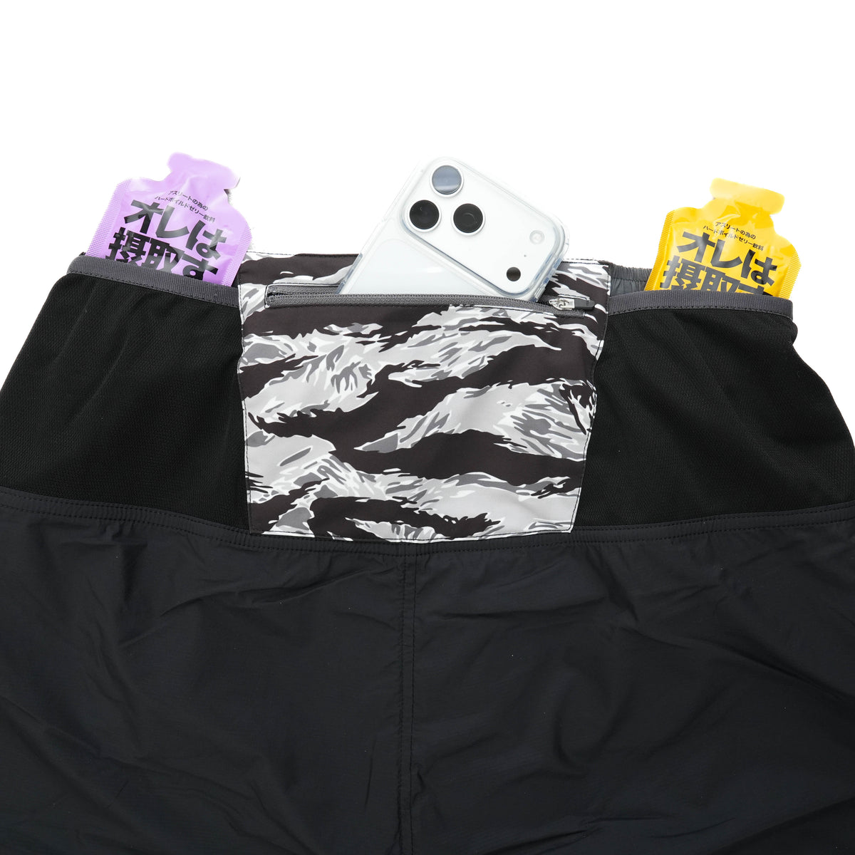 MMABB PERTEX® 7-pockets Run Shorts “Liger”　Olive