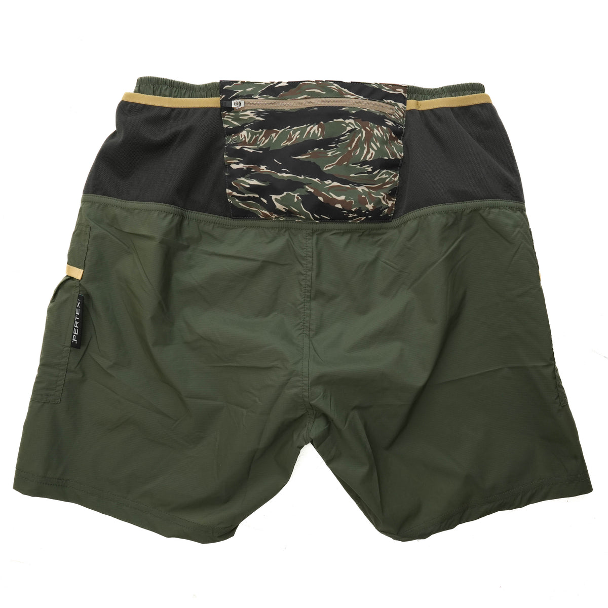 MMABB PERTEX® 7-pockets Run Shorts “Liger”　Olive