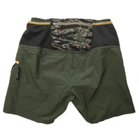 MMABB PERTEX® 7-pockets Run Shorts “Liger”　Olive
