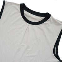 Mountain Pass top Sleeve_Less Off white