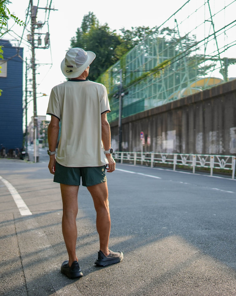 MINIMUM MESH SHORTS  Bird green ×Black