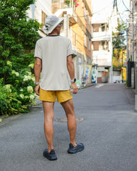 MINIMUM MESH SHORTS  Yellow ×khaki