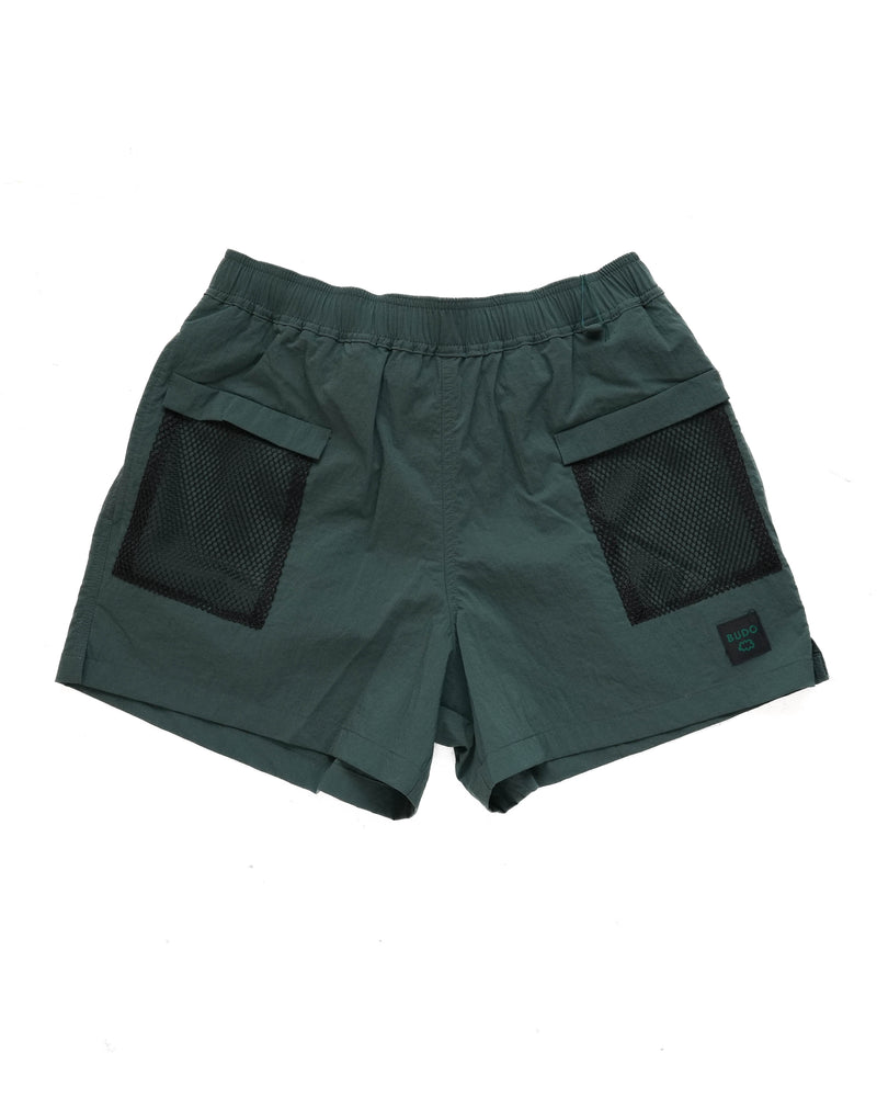 MINIMUM MESH SHORTS  Bird green ×Black