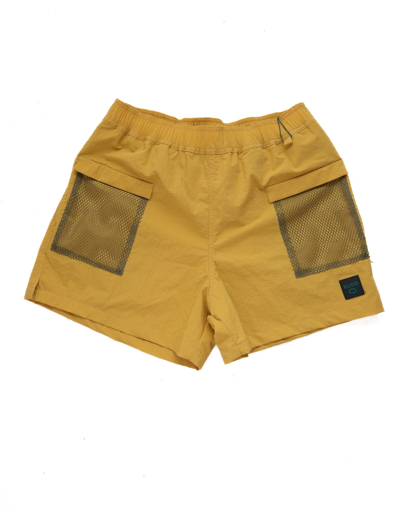 MINIMUM MESH SHORTS  Yellow ×khaki