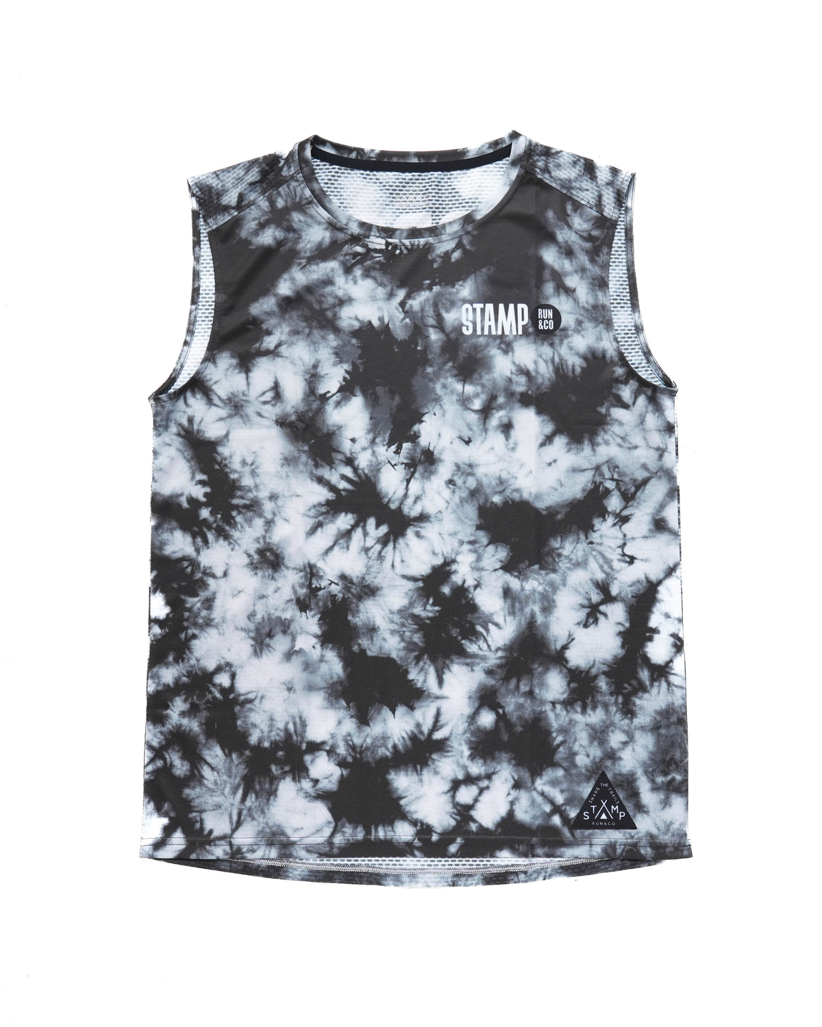 STAMP GRAPHIC TANK (SUPPORT YOUR LOCAL. TIE DYE BLACK)