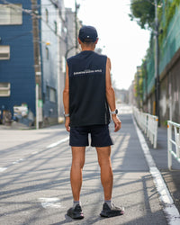 MMA TRAIL Mesh Panel Sleeve-less Black