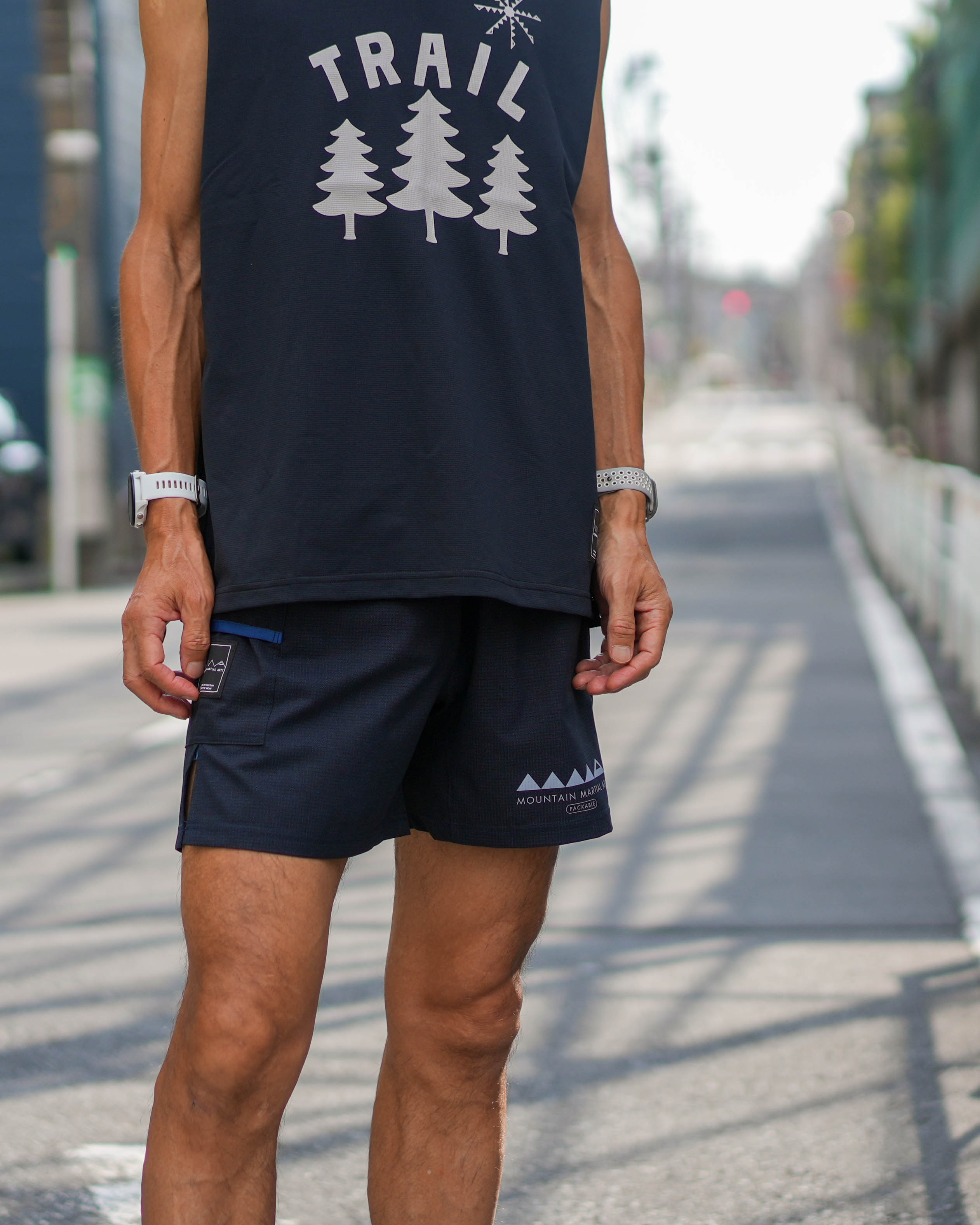 ウォーキング・ランニングウェア MMA RUN SHORTS MMA Journey Packable Run Shorts Navy – CONNECTED