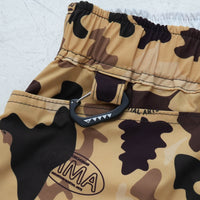 MMA_Jerry Ukai PONCHOMAN CAMO Hike&Run Shorts Beige Ponchoman Camo