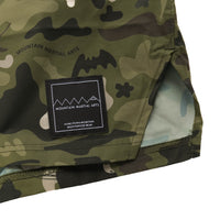 MMA_Jerry Ukai PONCHOMAN CAMO Hike&Run Shorts Green Ponchoman Camo