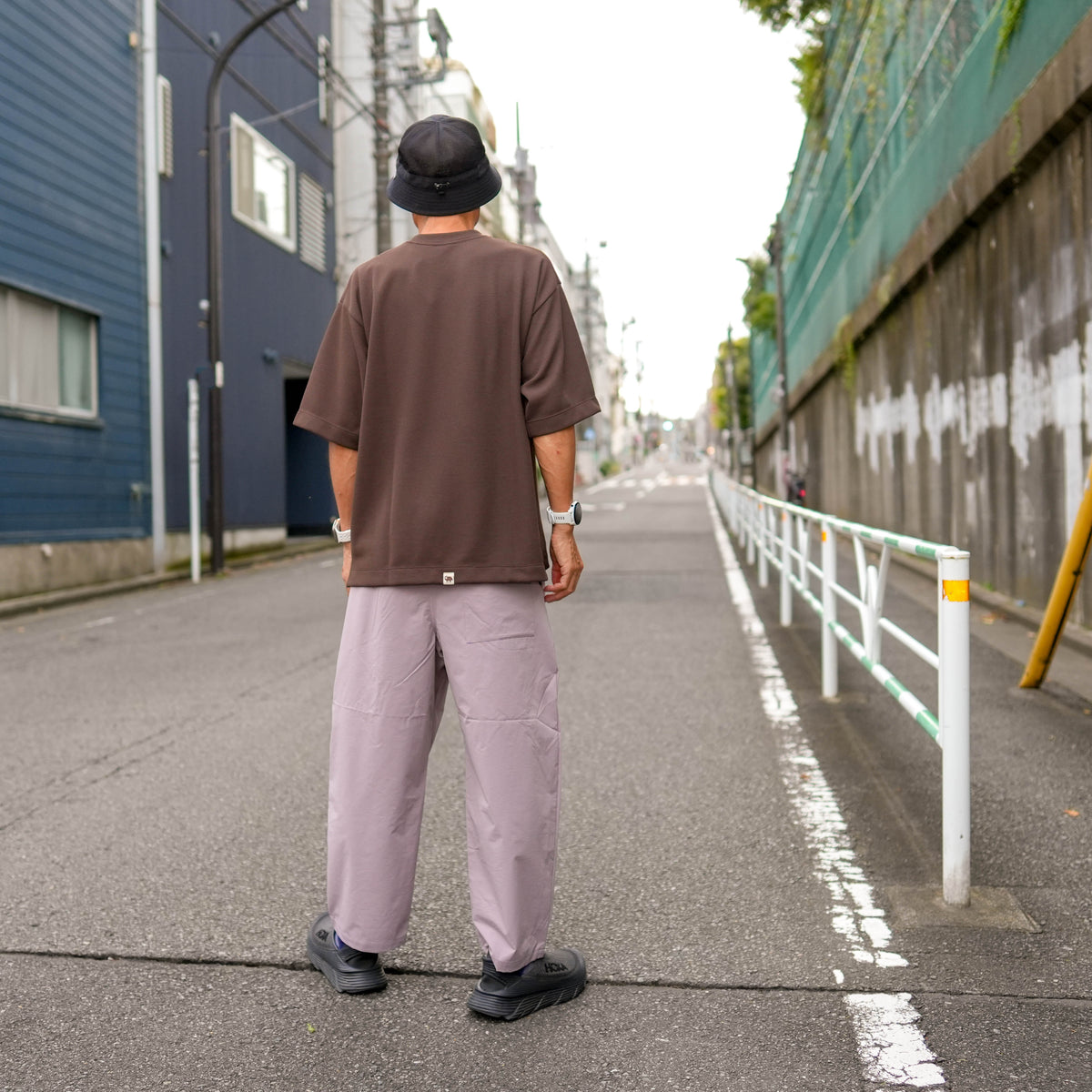 Andante Wide Pant：Color Raisin Grey