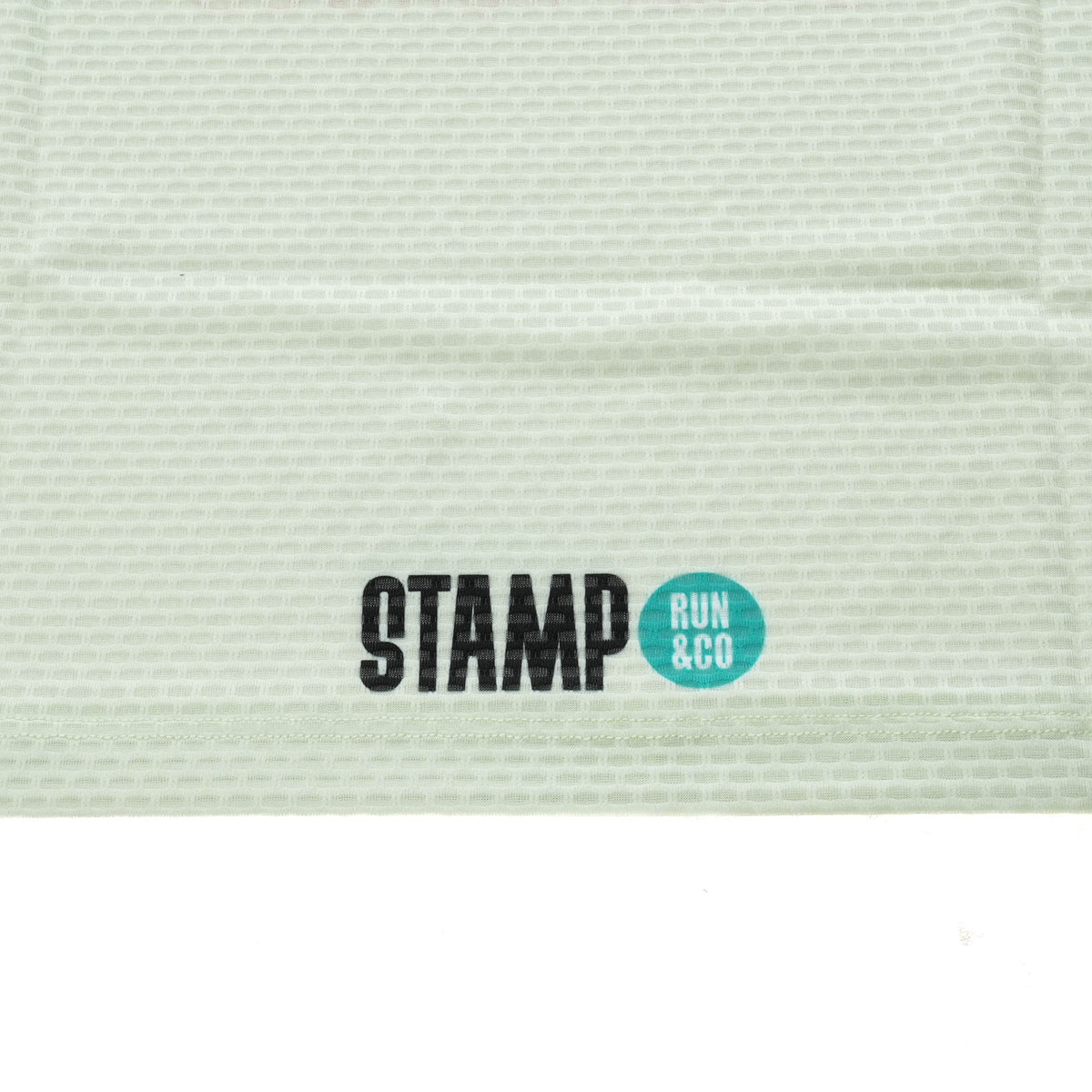 STAMP × CONNECTED GRAPHIC RUN TEE (BEAT IT!) PALE PISTACHIO
