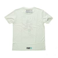 STAMP × CONNECTED GRAPHIC RUN TEE (BEAT IT!) PALE PISTACHIO