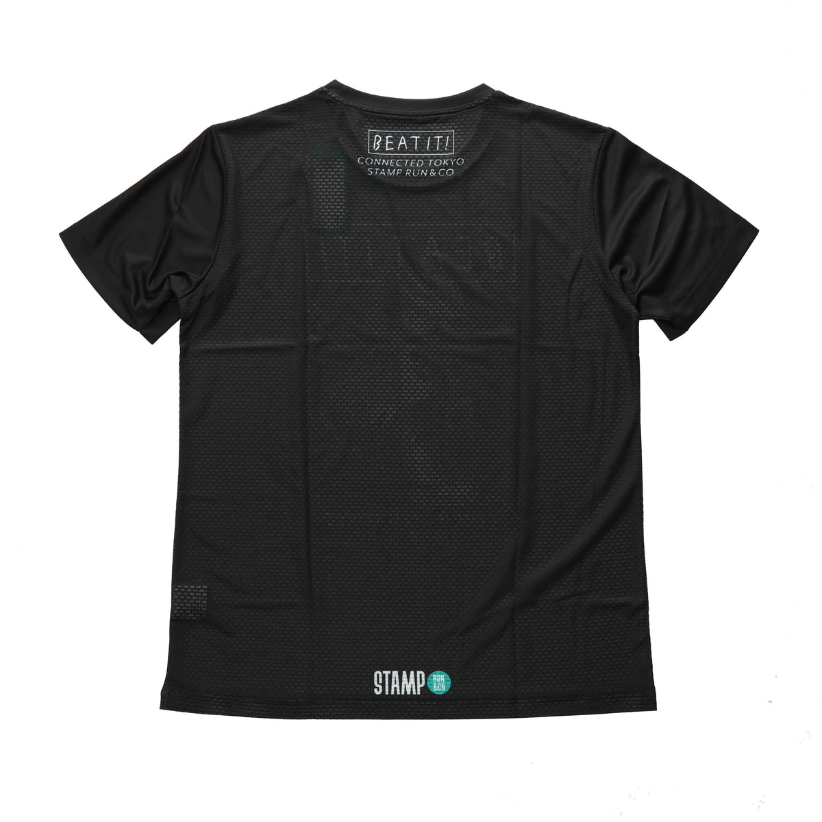 STAMP × CONNECTED GRAPHIC RUN TEE (BEAT IT!) BLACK