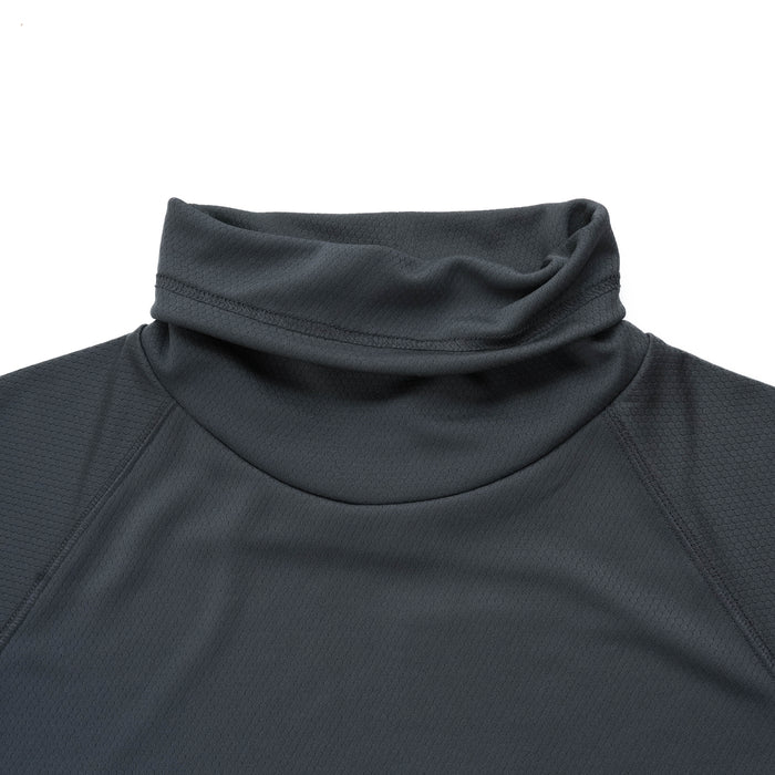 MMA 37.5 Technology Warm Neck Tee　Charcoal