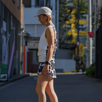 FLOWER NOSLEEVE - WHITE -