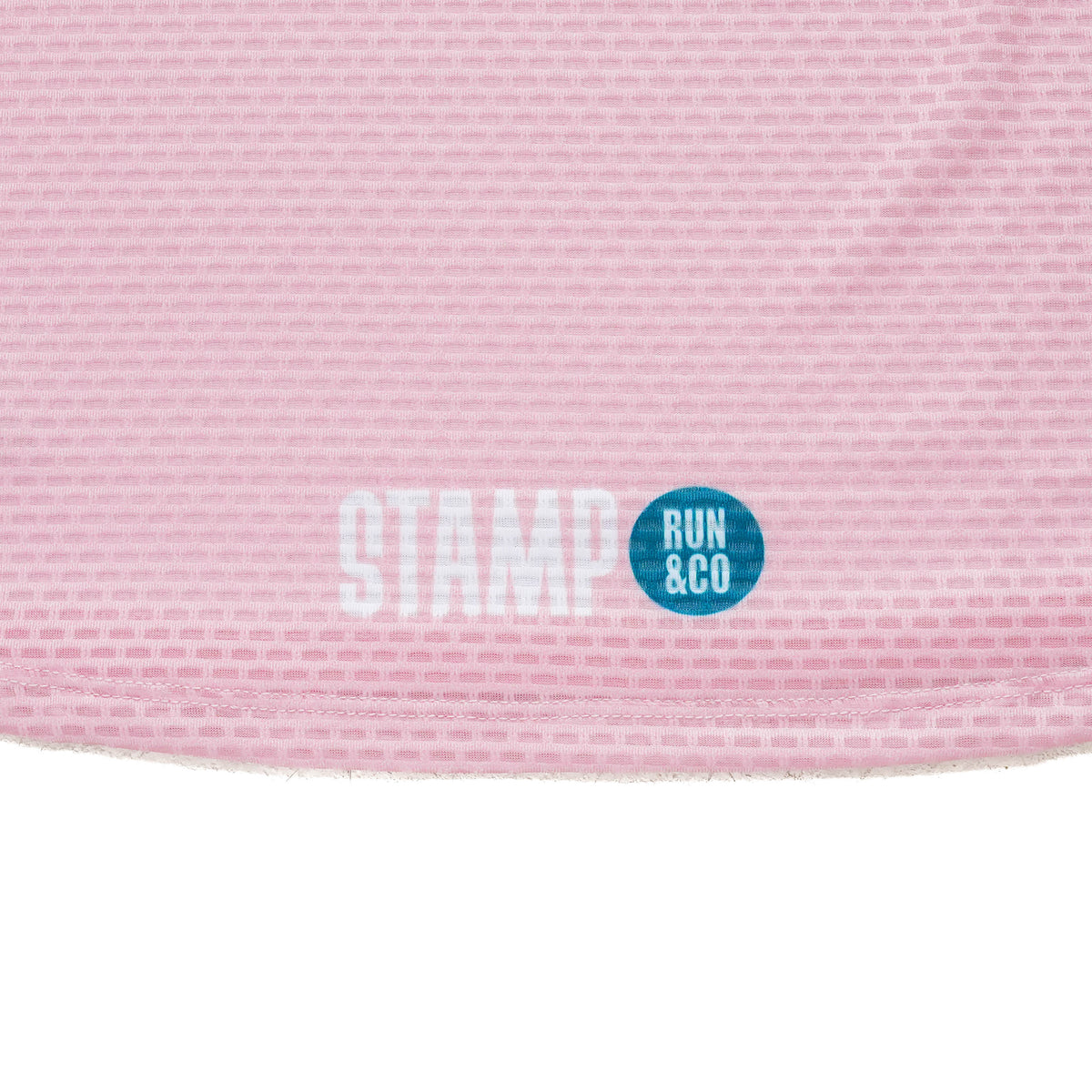 STAMP WOMENS GRAPHIC RUN TEE (ENTER THE TRAIL -PINK-)