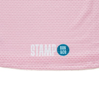 STAMP WOMENS GRAPHIC RUN TEE (ENTER THE TRAIL -PINK-)