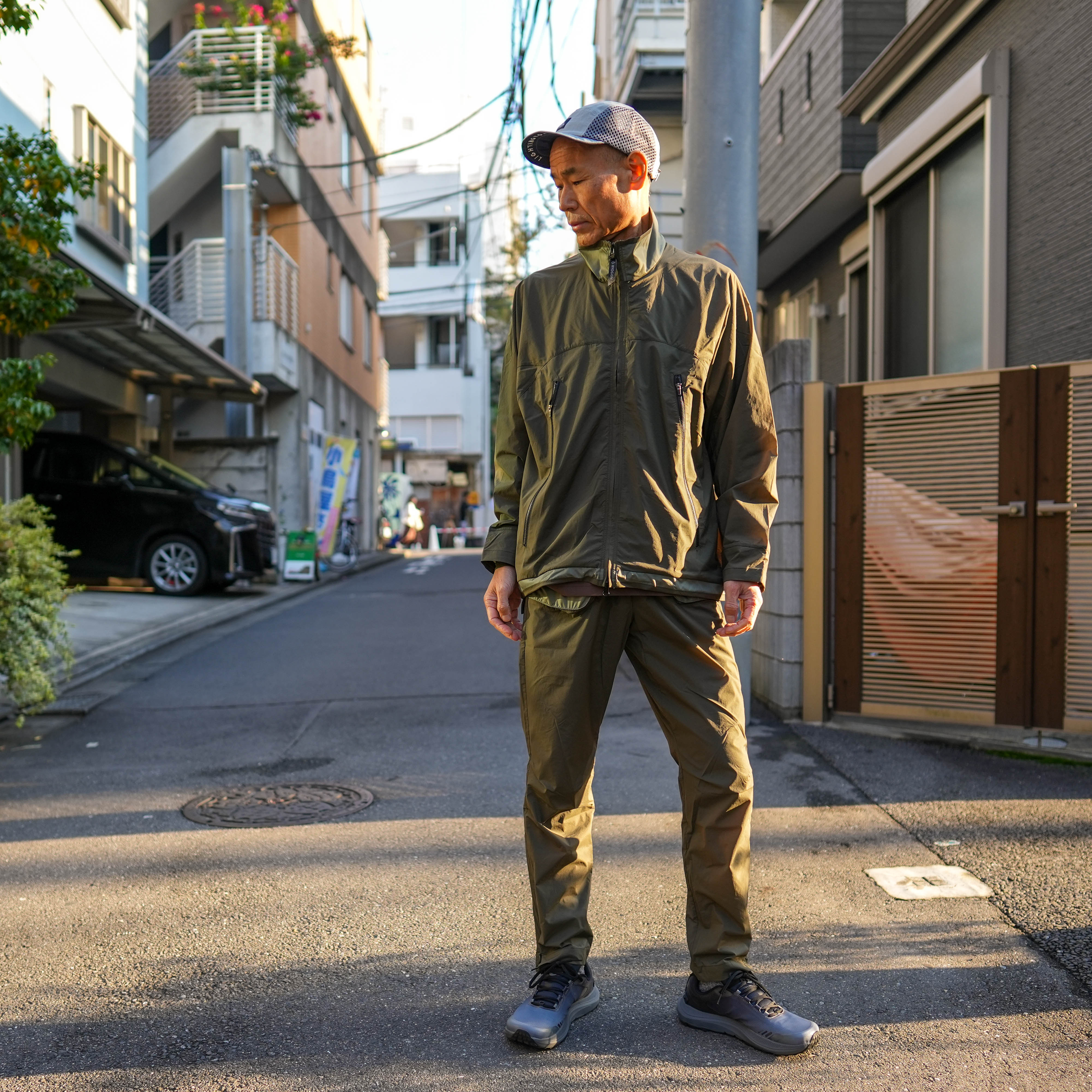 UL STRETCH NYLON JACKET OLIVE – CONNECTED RYOGEN UL STRECH NYLON