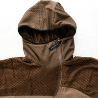 24FW Octa UTILITY HOODIE D.BROWN