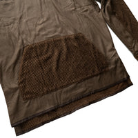 24FW Octa UTILITY HOODIE D.BROWN