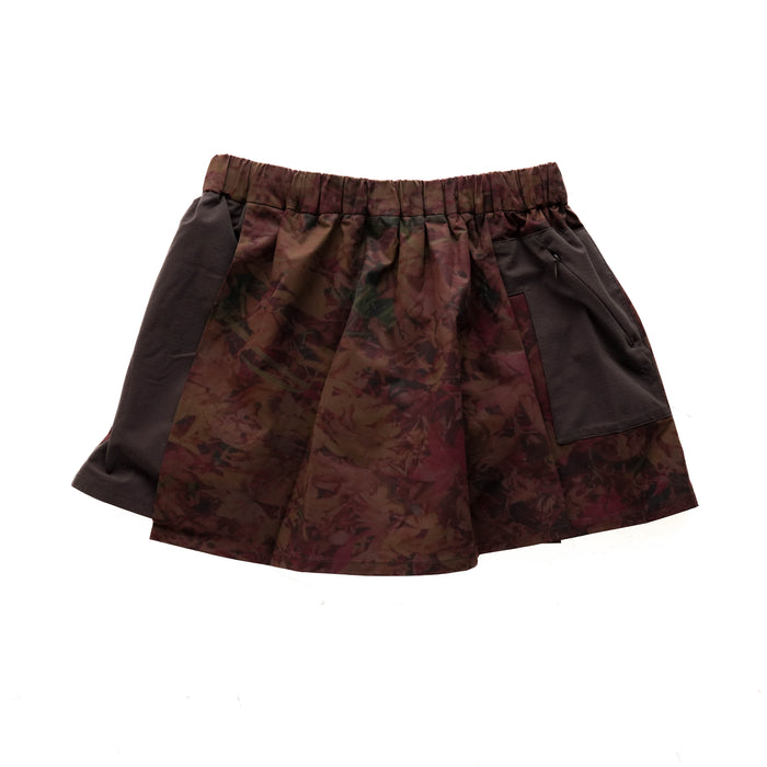 24FW DEADLEAF DOCKING RUN SKIRT　D.BROWN