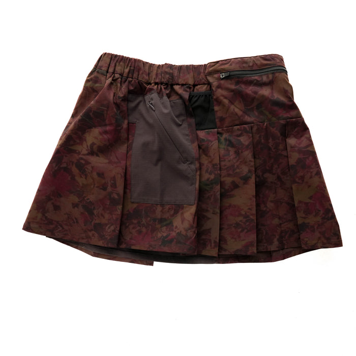 24FW DEADLEAF DOCKING RUN SKIRT　D.BROWN