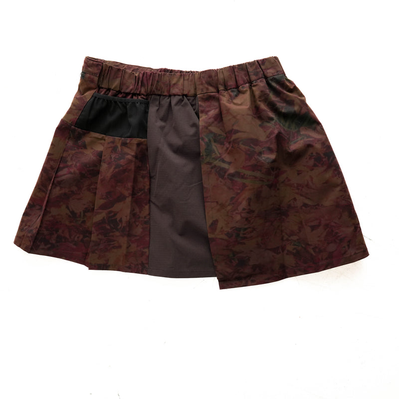 24FW DEADLEAF DOCKING RUN SKIRT　D.BROWN