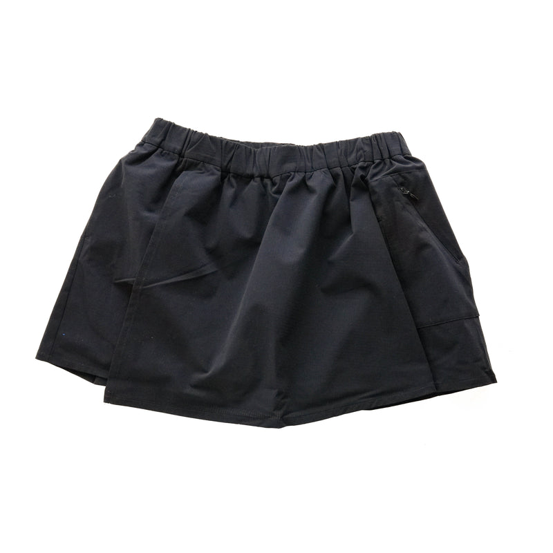 24FW DEADLEAF DOCKING RUN SKIRT　BLACK