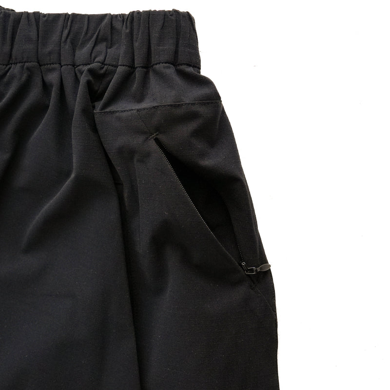 24FW DEADLEAF DOCKING RUN SKIRT　BLACK