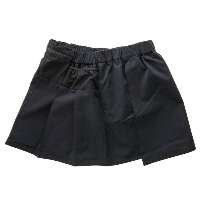 24FW DEADLEAF DOCKING RUN SKIRT　BLACK