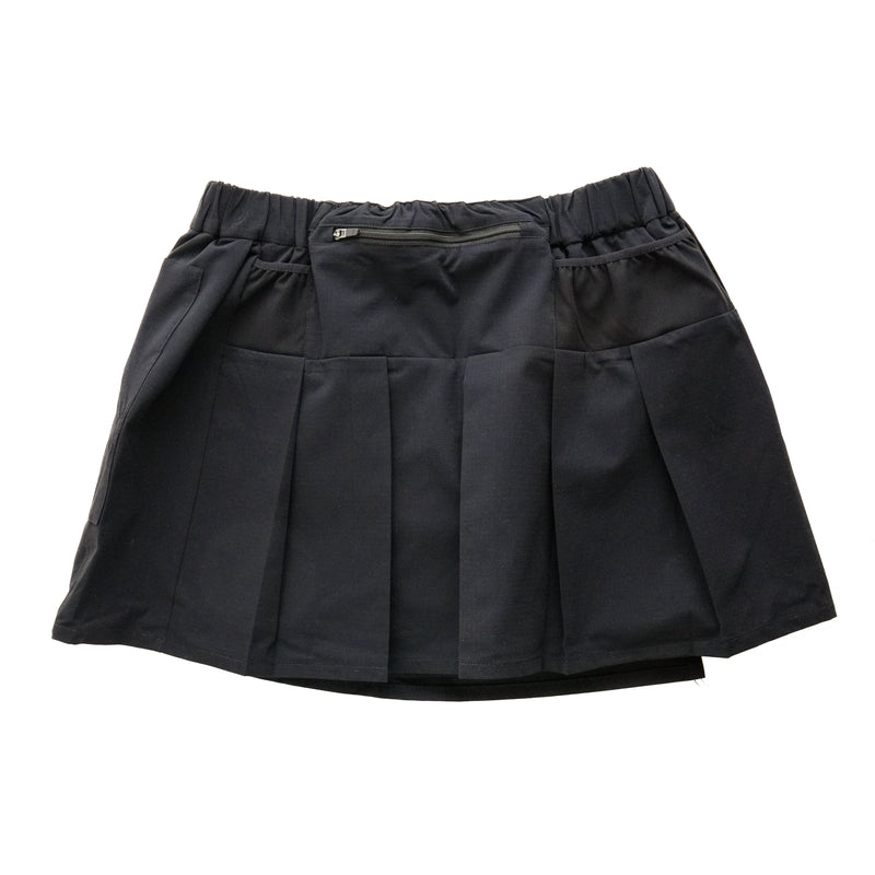 24FW DEADLEAF DOCKING RUN SKIRT　BLACK