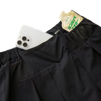 24FW DEADLEAF DOCKING RUN SKIRT　BLACK