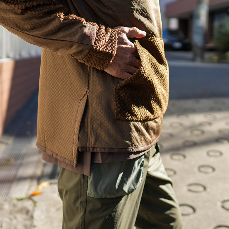 24FW Octa UTILITY HOODIE D.BROWN