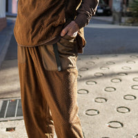 24FW Octa TAPERED JOGGER D.BROWN