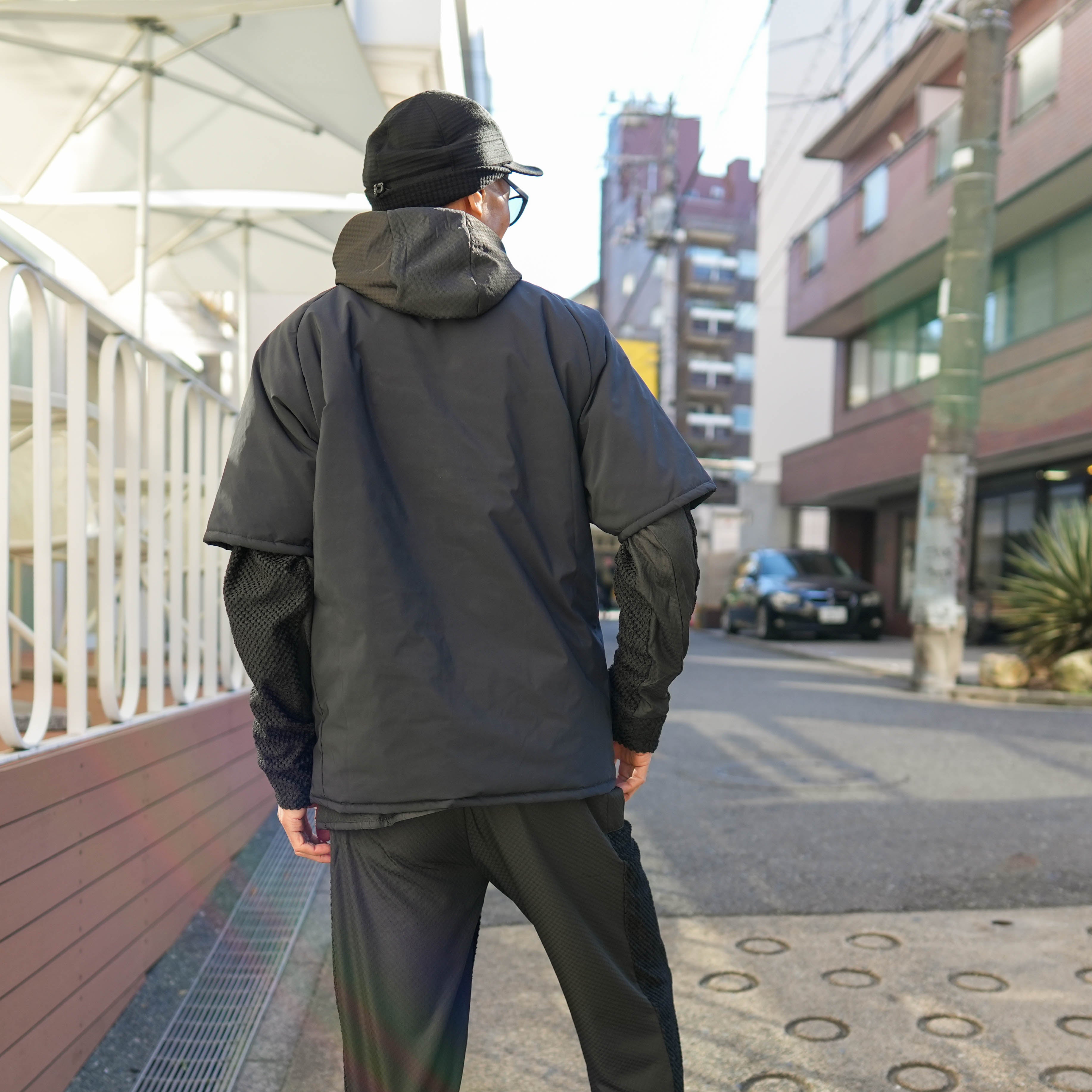 24FW REPEL PADDING H/S TEE BLACK – CONNECTED