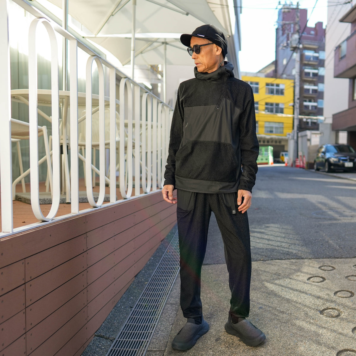 24FW Octa UTILITY HOODIE BLACK