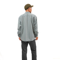 Poly Basic Long Sleeve Shirt　Sage Green