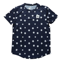Star Combat T-shirt - Blue/White Aop [メンズ]