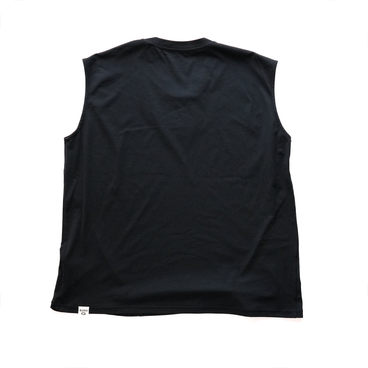 WASHI open collar French sleeve /BLACK