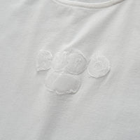 WASHI open collar French sleeve /OFF WHITE