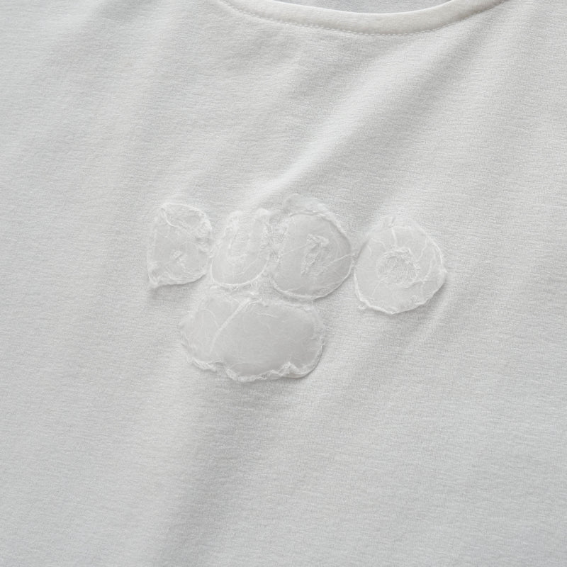 WASHI open collar French sleeve /OFF WHITE