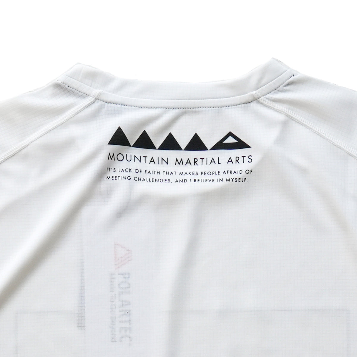 MMA Logo Sleeve-less POLARTEC® version White