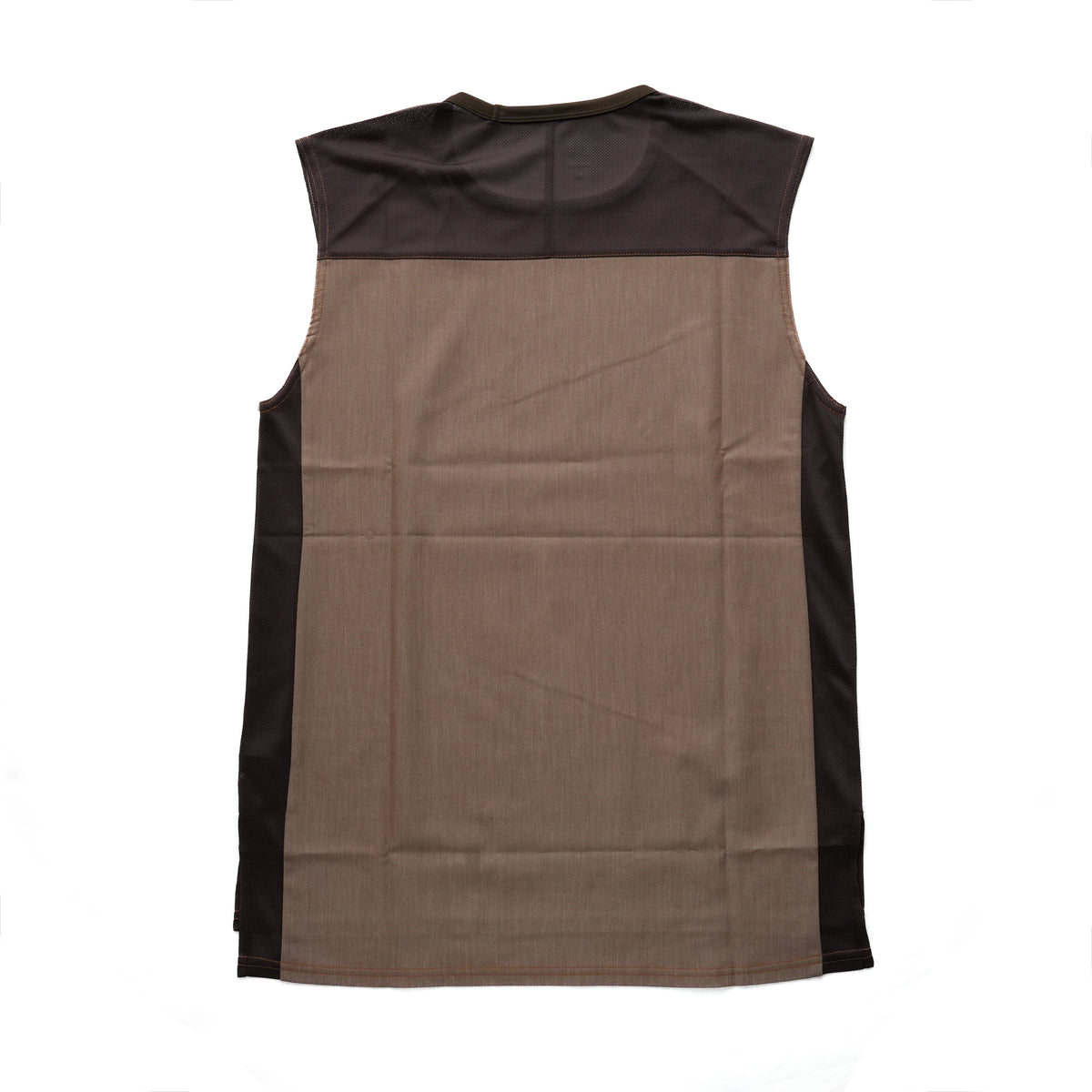 DENIM FRENCH SLEEVE TEE  BROWN
