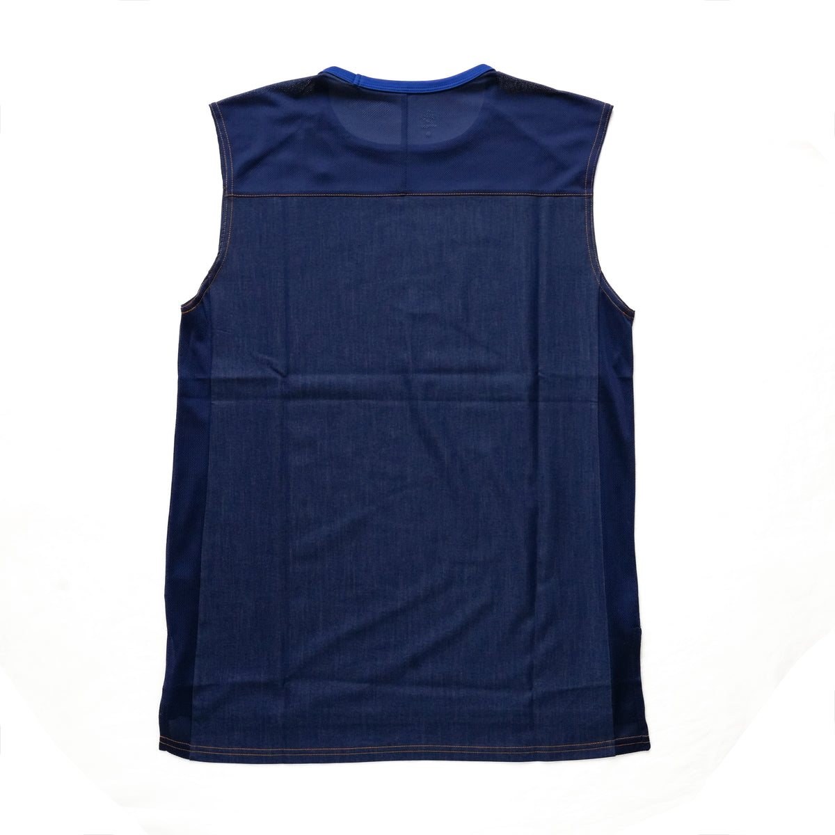 DENIM FRENCH SLEEVE TEE  INDIGO
