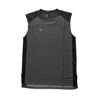 DENIM FRENCH SLEEVE TEE  BLACK