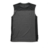 DENIM FRENCH SLEEVE TEE  BLACK