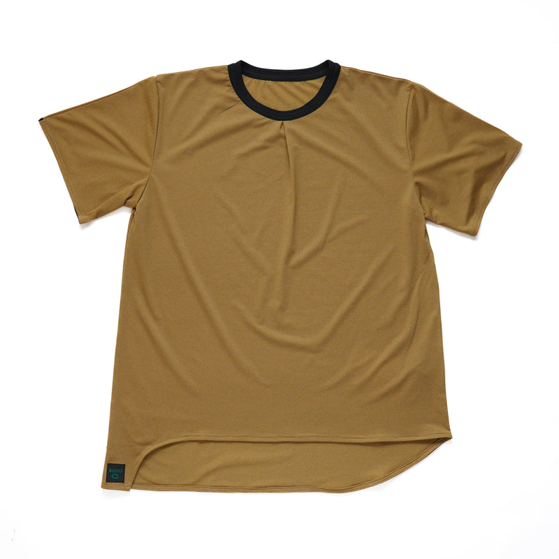 Mountain Pass top Short_Sleeve Yellow ocher