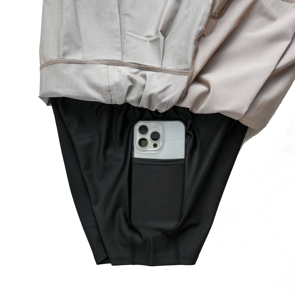 DENIM DOCKING RUN SKIRT　DENIM