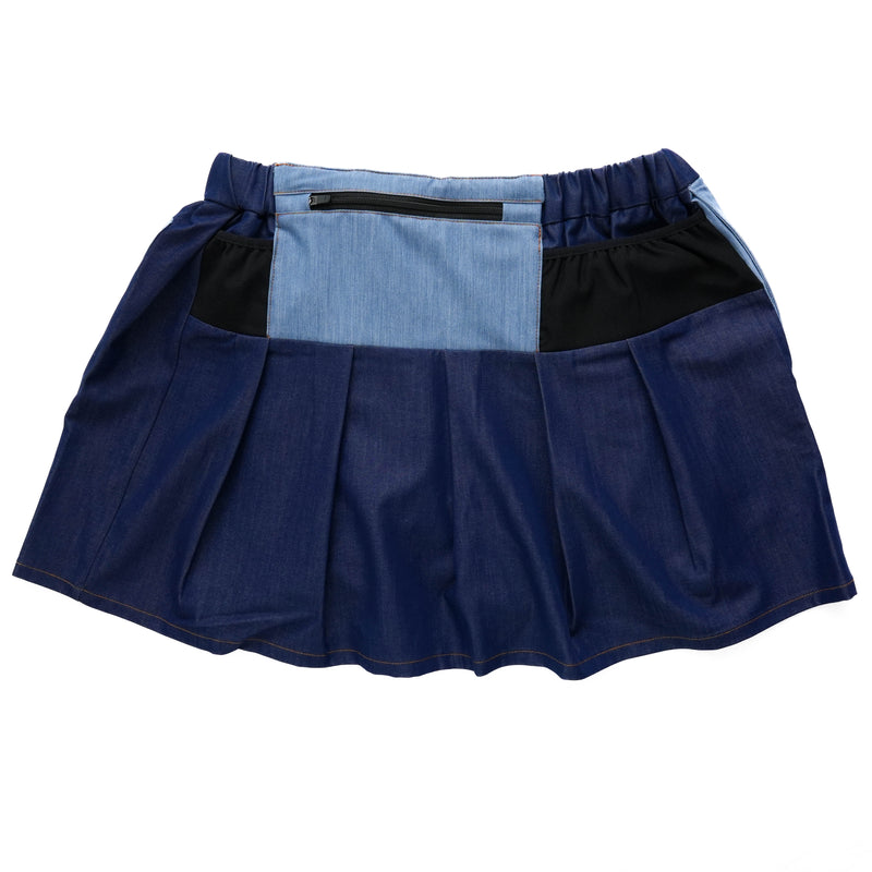 DENIM DOCKING RUN SKIRT　DENIM