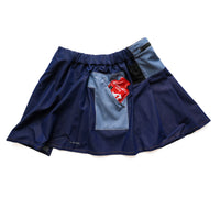 DENIM DOCKING RUN SKIRT　DENIM